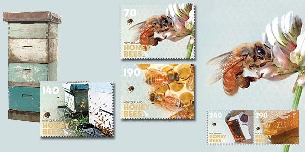 New Zealand Post Commemorates the Humble Honey Bee