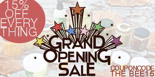 Welcome To The 15% Off Everything Grand Opening Sale!